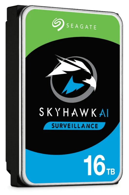 Seagate SkyHawk AI 3.5" 16TB, 7200 RPM, 256MB, SATA III Hard Drive for Surveillance