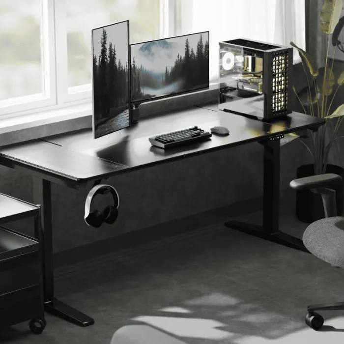 ThunderX3 LAB-X, motorisoitu -pelip&ouml;yt&auml;, Musta, 170x75cm