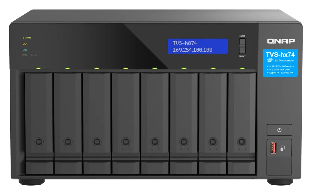 8bay QuTS hero NAS Intel Core i9 16-core