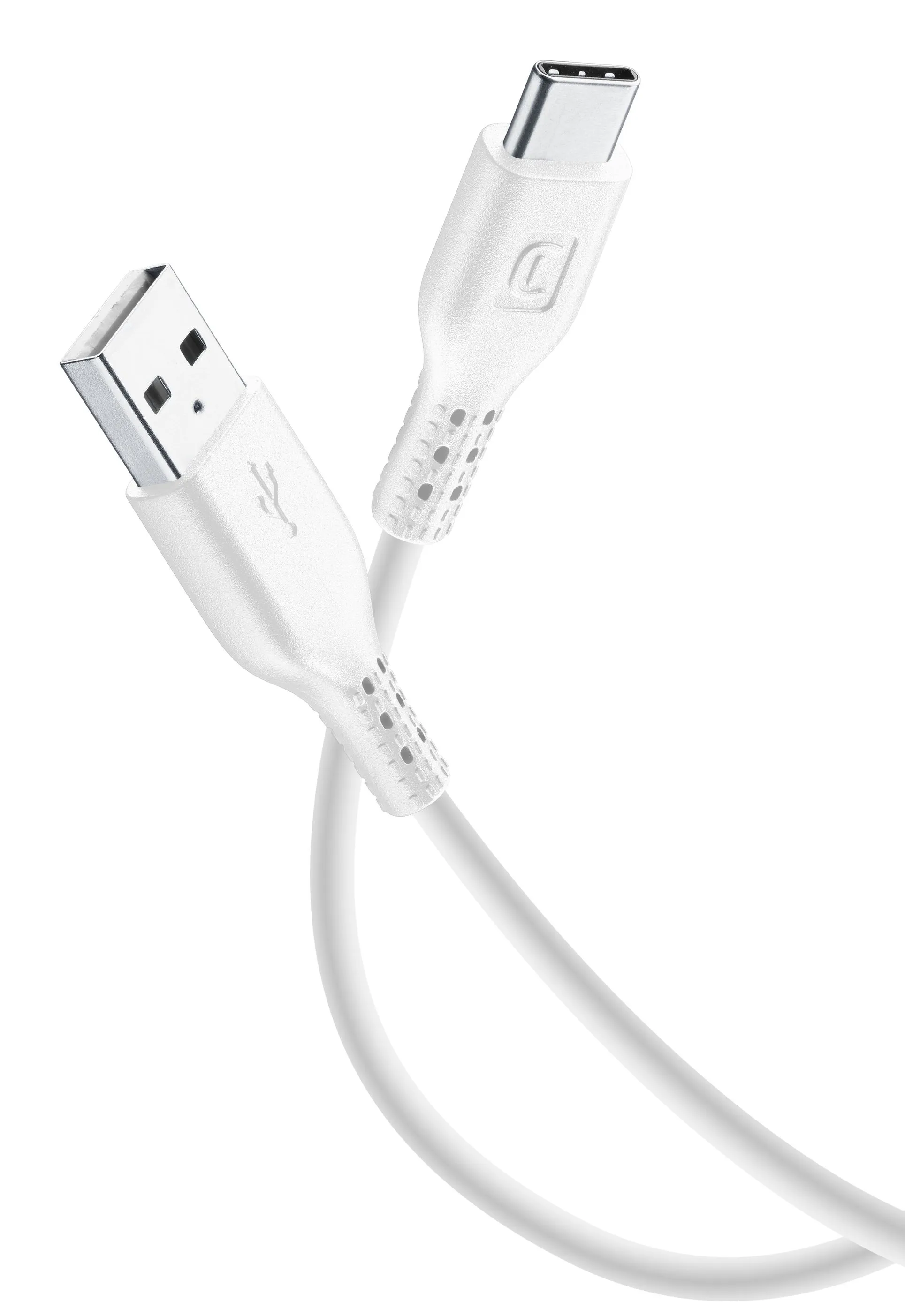 Cellular Line USB-A &ndash; USB-C 2.0 - cable, 1.2 m, White