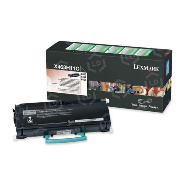 Lexmark X463H11G High Yield Toner cartridge, Black