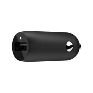 Single USB-A Car Charger 18W QC3 Black