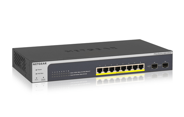 NETGEAR ProSAFE 8p PoE+Gigabit Switch