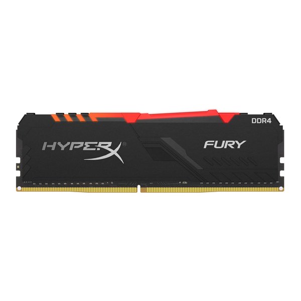 Kingston 16 GB (1 x 16 GB) HyperX Fury RGB, DDR4 2666 MHz - minne