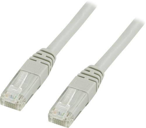 Deltaco Cat6 U/UTP - network cable, 2 m, Grey