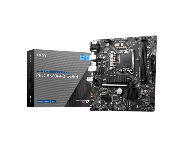 MSI PRO B660M-B DDR4 mATX - motherboard