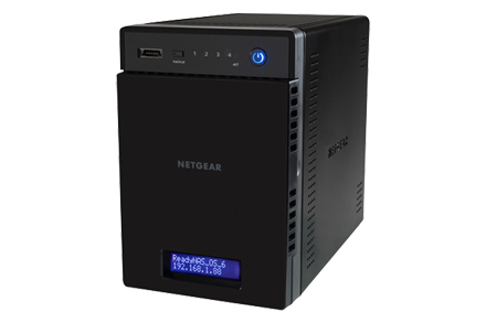 NETGEAR ReadyNAS 214 - NAS-palvelin - 4 telineet - 8 Tt - SATA 3Gb/s - HDD 2 Tt x 4 - RAID 0, 1, 5, 6, 10, JBOD - Gigabit Ethernet - iSCSI