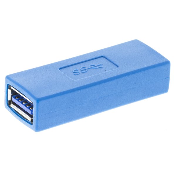 DELTACO USB 3.0 sovitin, Tyyppi A na - Tyyppi A na, sin