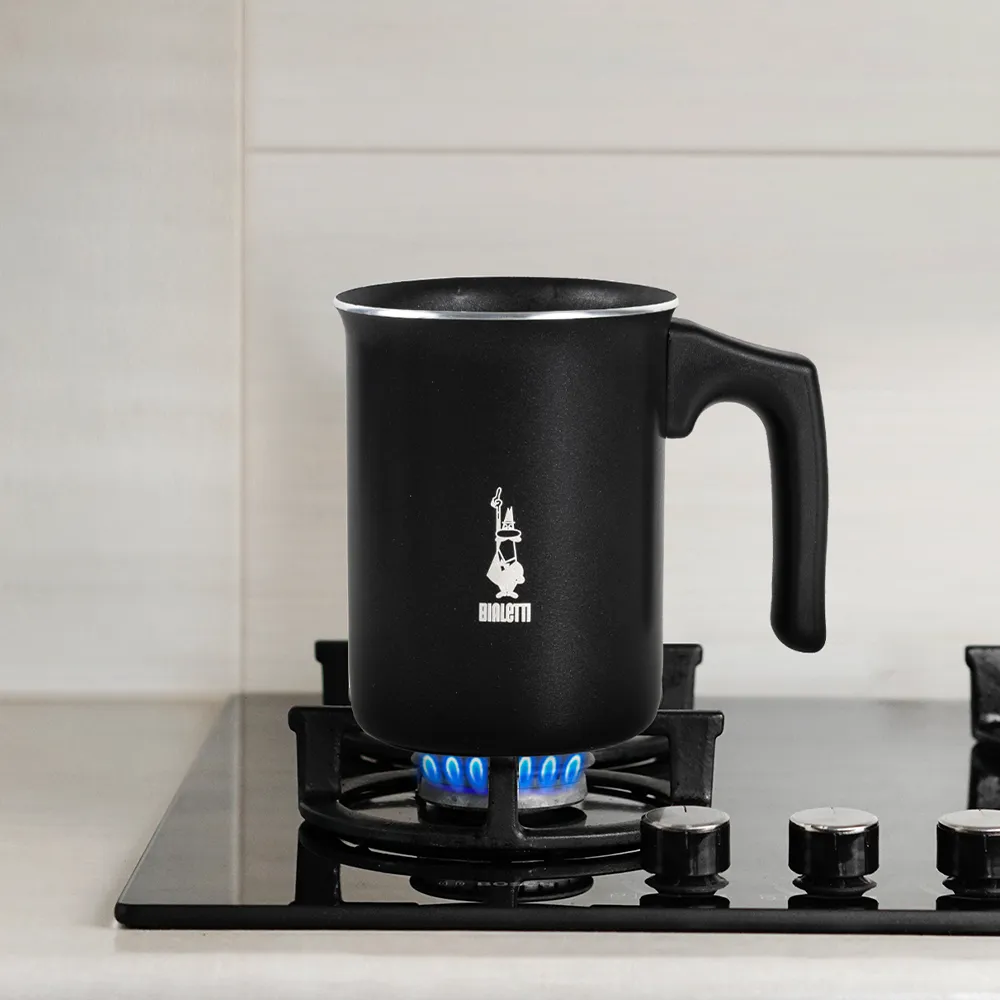 Bialetti Tutto Crema, milk frother&nbsp;(black, for 3 cups)
