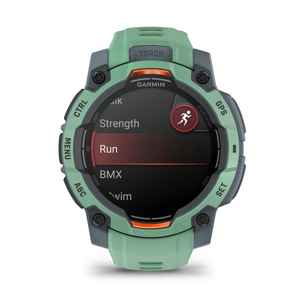 Garmin Instinct 3 45mm AMOLED Sports Watch, Neo Tropic