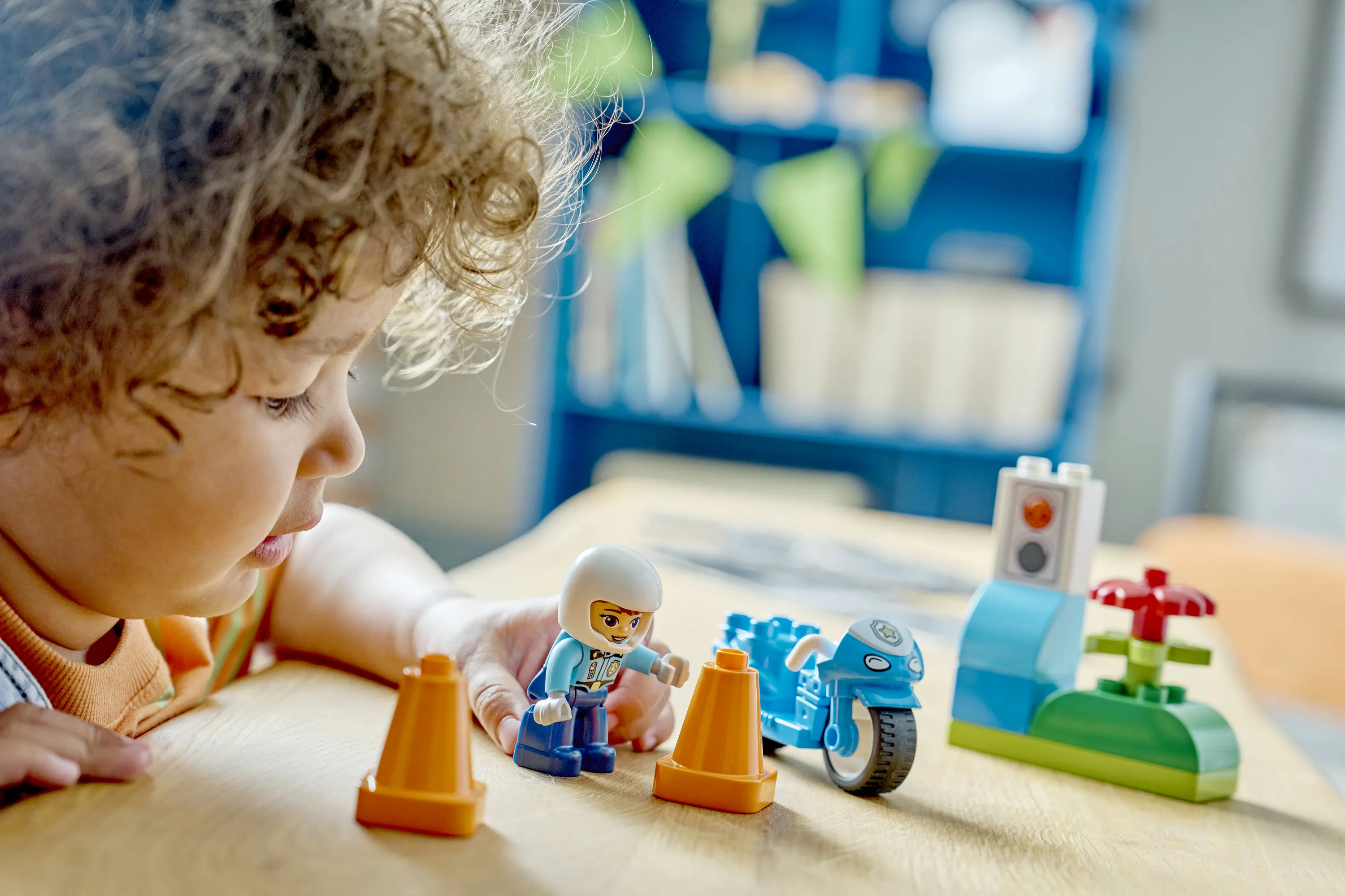 LEGO DUPLO Town Blue Police Motorcycle 10471