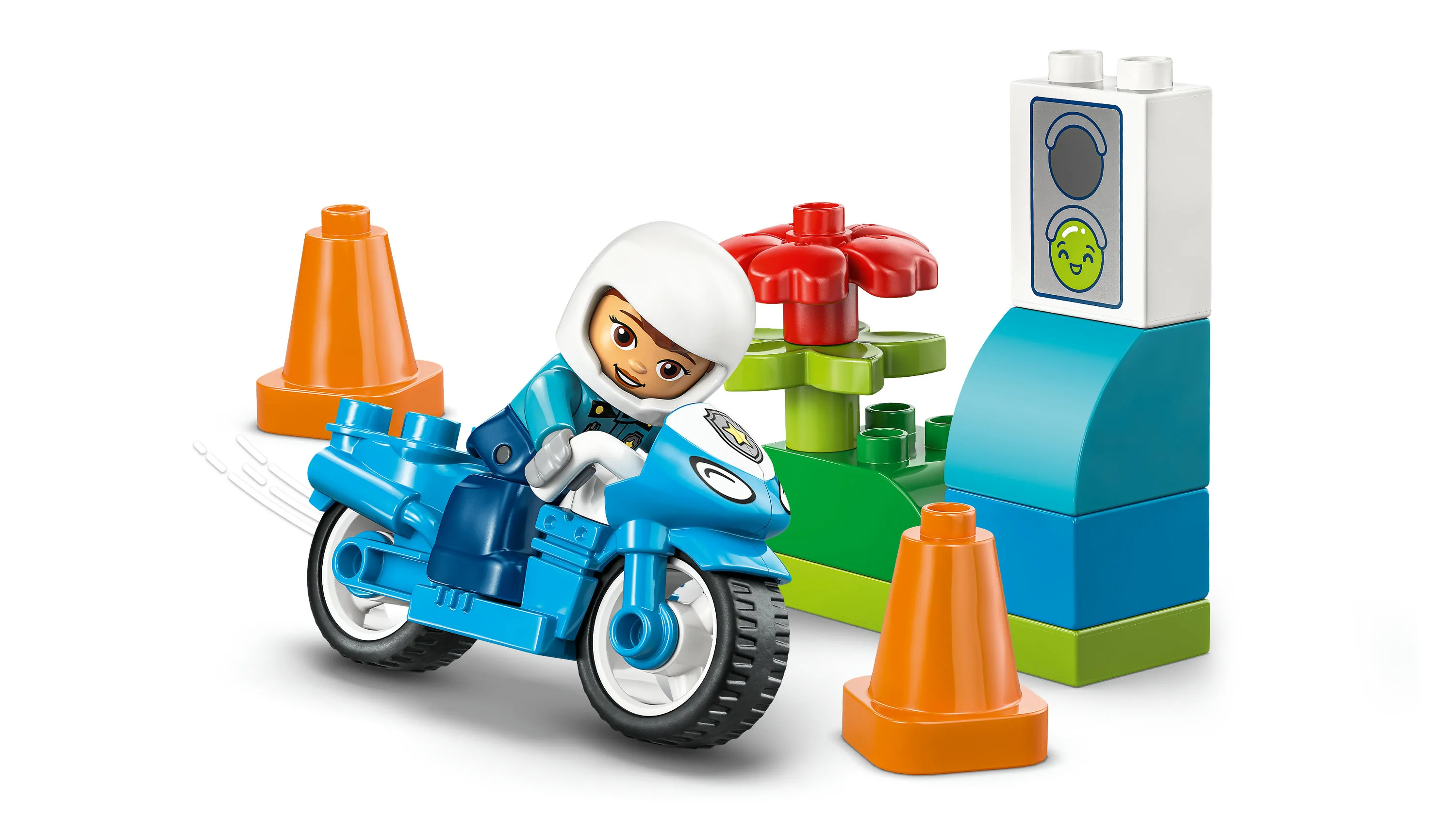 LEGO DUPLO Town Blue Police Motorcycle 10471