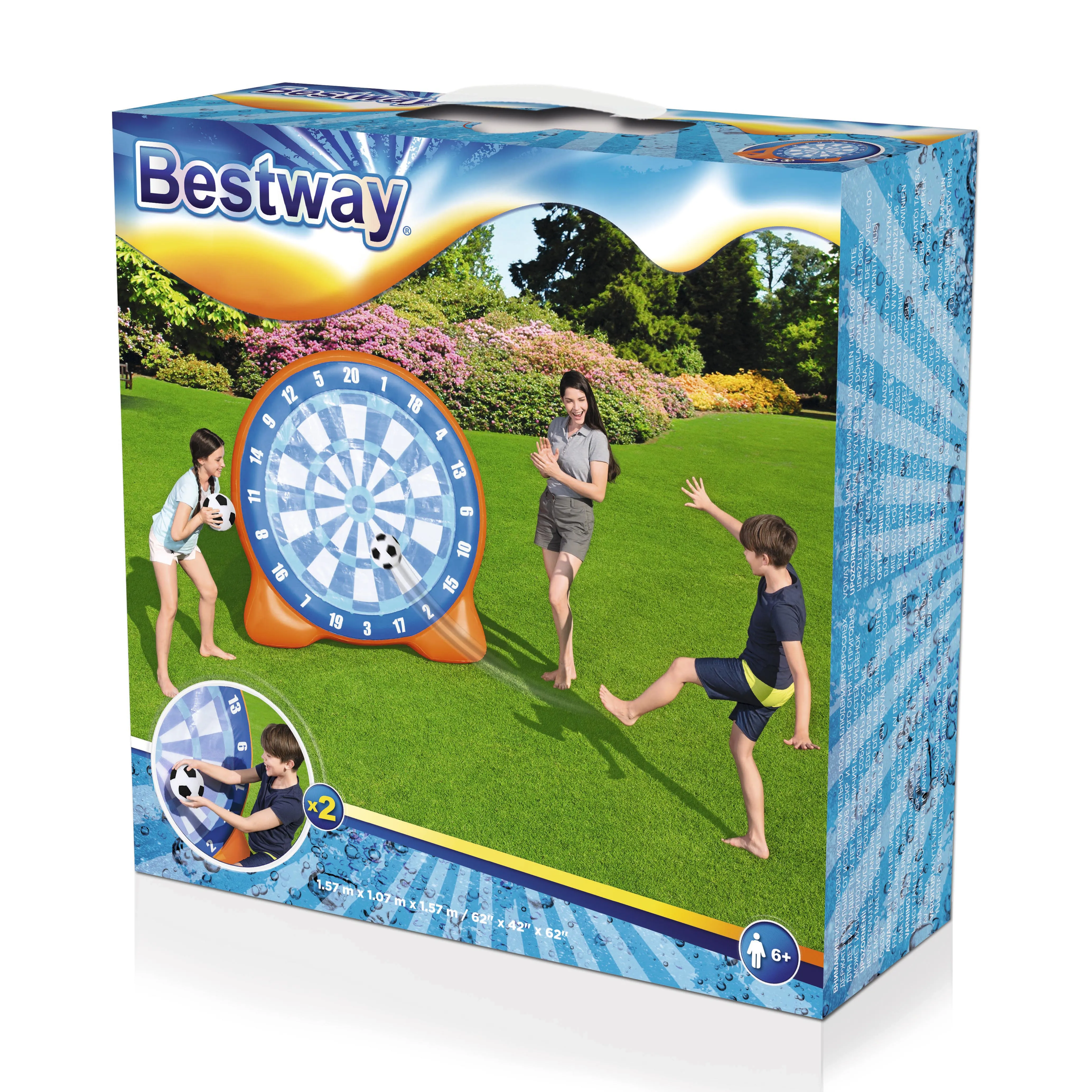 Bestway Fotbollsdart 157 x 107 x 157cm