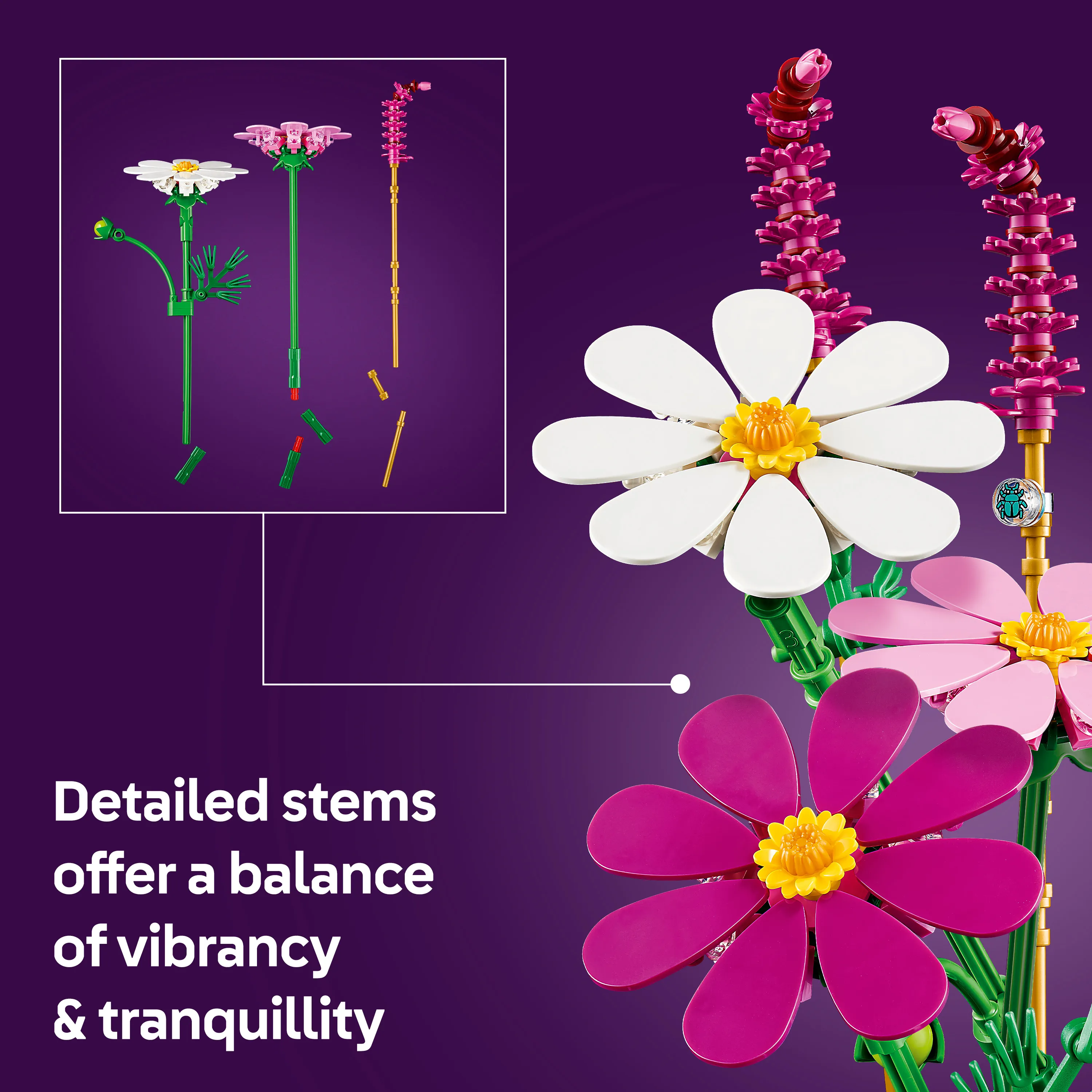 LEGO Botanicals Cosmos Flowers 11514