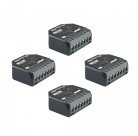 Shelly 2PM Gen4 4-pack A 2-channel smart switch for control of curtains, blinds, and shutters.