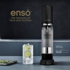 SodaStream Enso Sparkling Water Maker, Stainless Steel, 1 L, Black