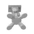 Forming Function Hold Monitor Arm 17 -monitorivarsi yhdelle n&auml;yt&ouml;lle kiskokiinnityksell&auml;, 8 kg, VESA 75/100, hopea