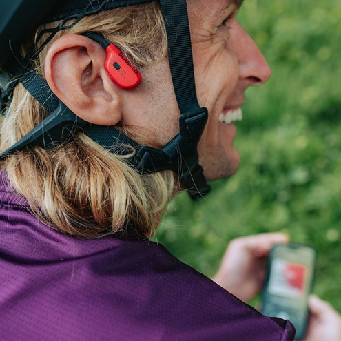 Suunto Wing - bone conductor headphones, Red