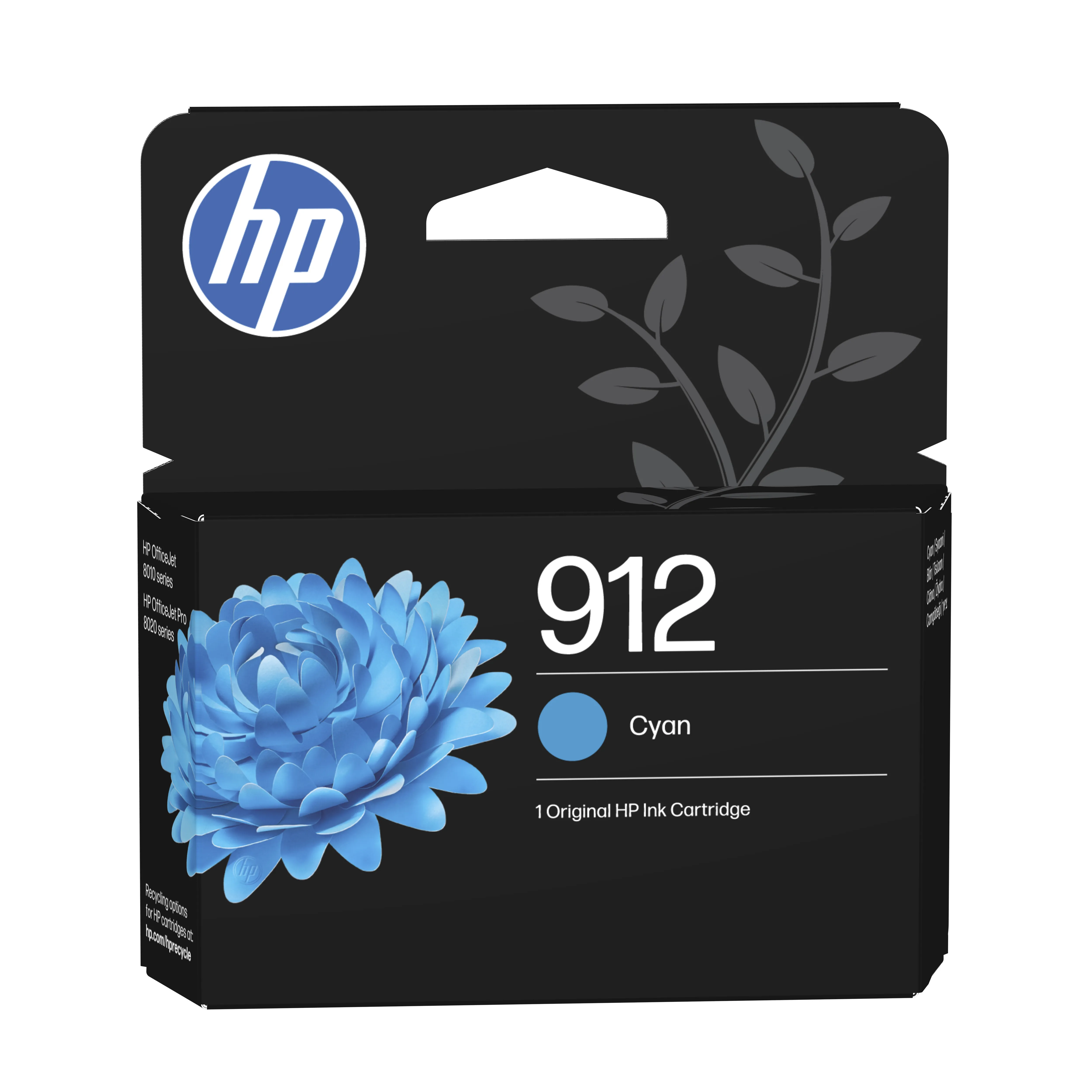 HP 912 Ink cartridge, 2.9 ml, Cyan