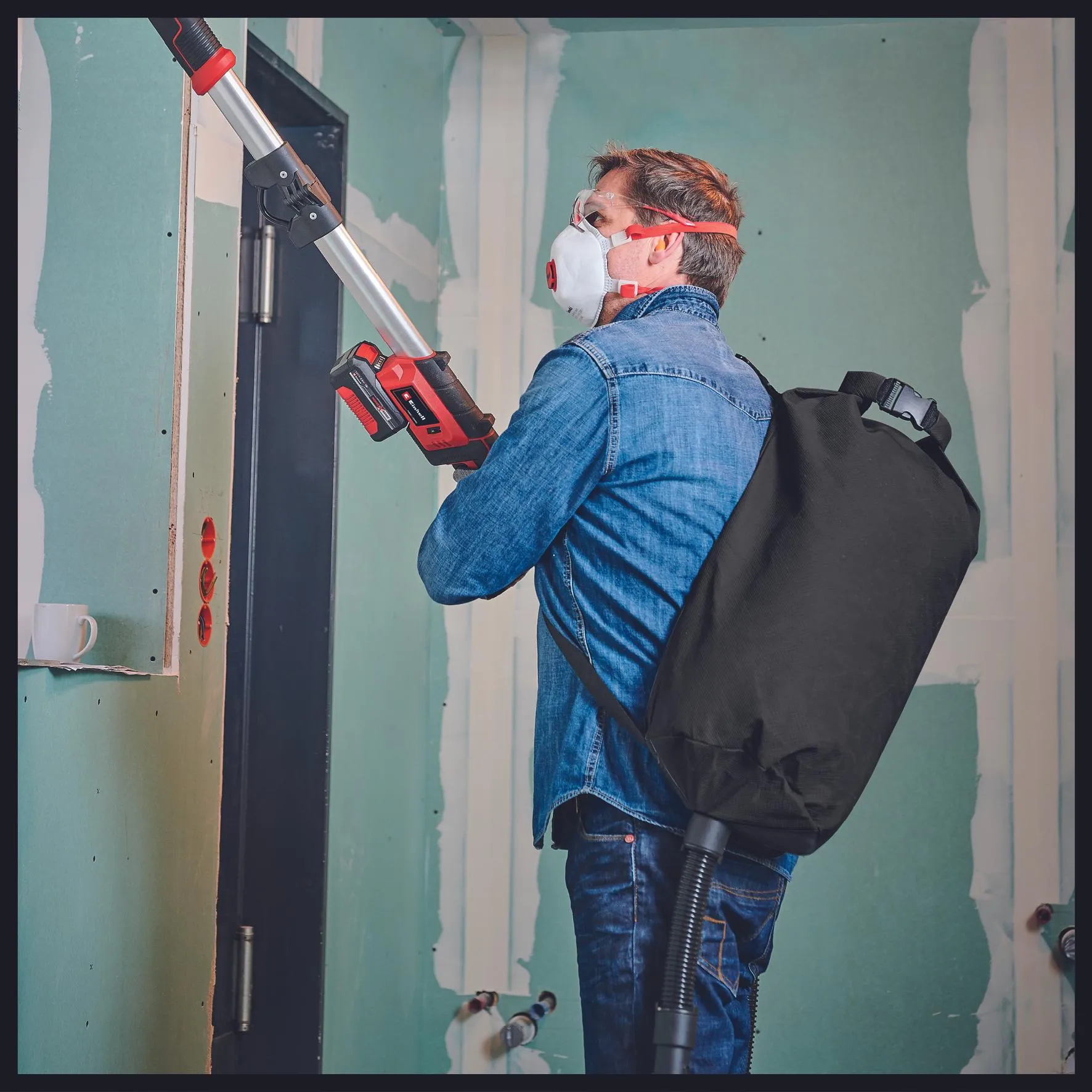 Einhell cordless drywall sander TE-DW 18/225 - Li - Solo
