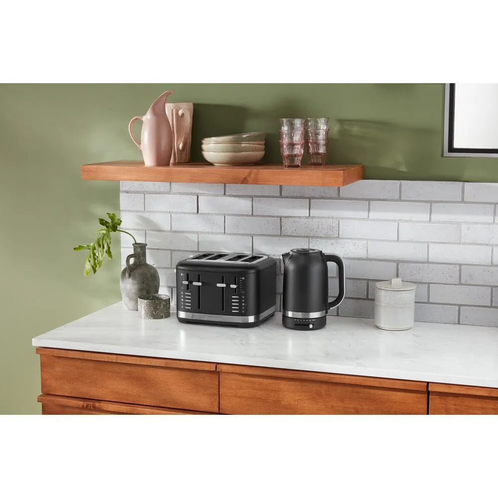 KitchenAid 5KMT4109EBM -leiv&auml;npaahdin, 4 viipaleita, Cast Iron