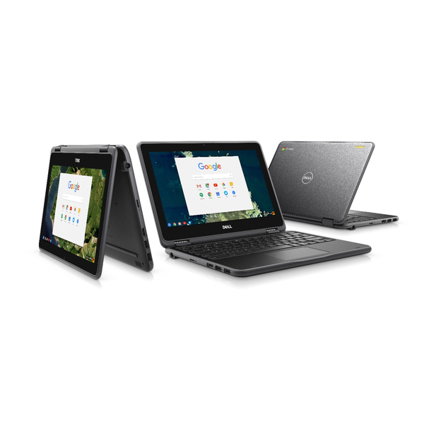 Dell 11.6" 3180, 32GB, Chrome OS - kannettava, musta