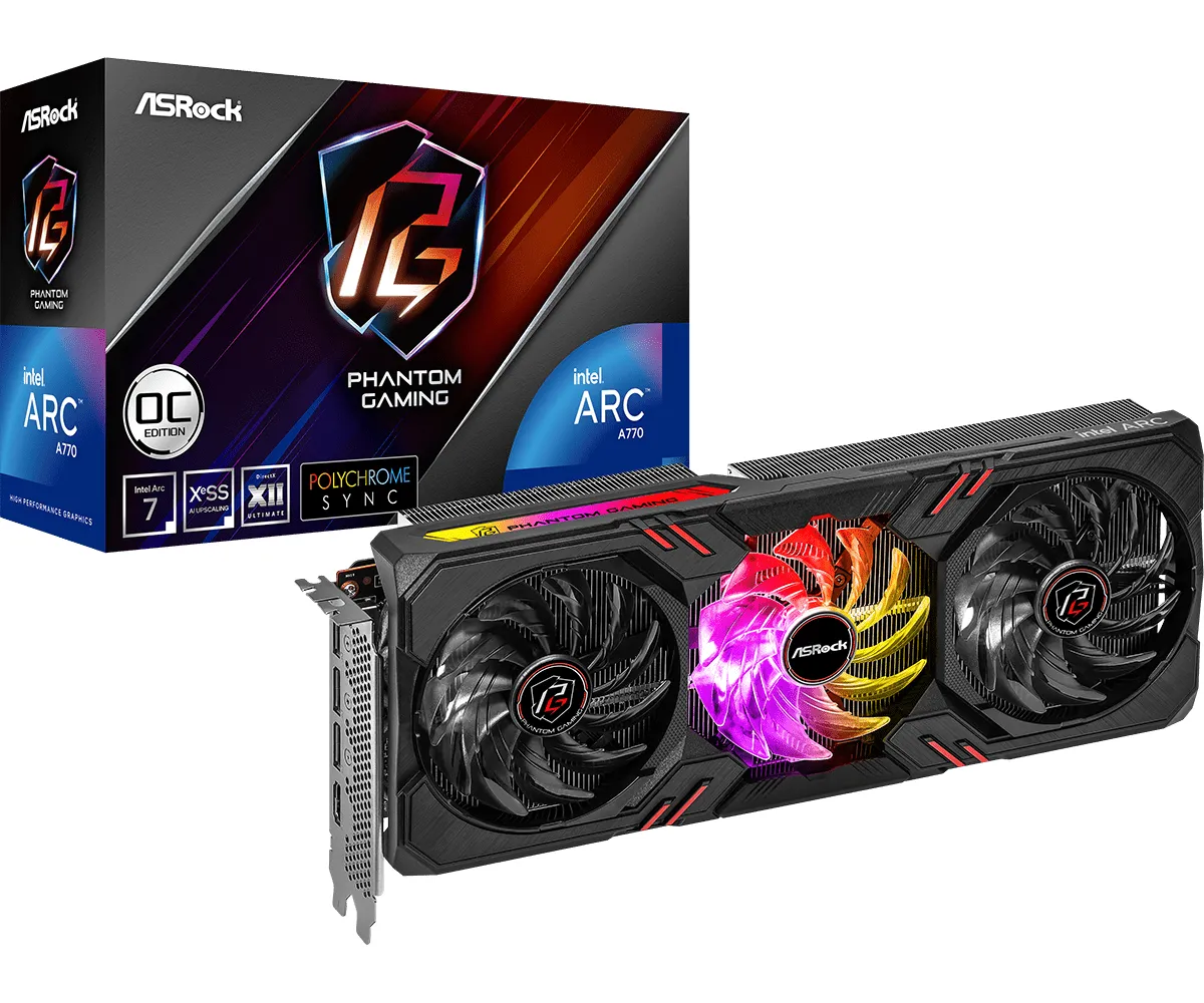 ASRock Intel Arc A770 Phantom Gaming 8GO - graphics card