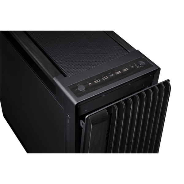 Asus ProArt PA602 Wood Edition - E-ATX chassi, metallpanel, svart