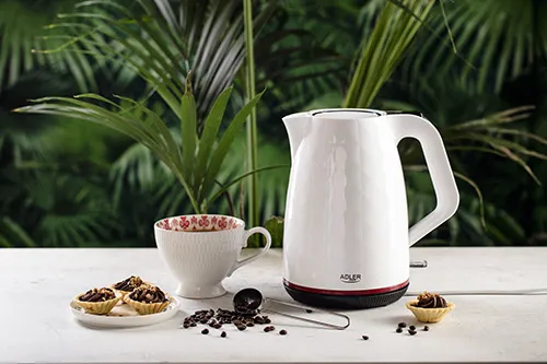 Adler AD 1277 W kettle, 1.7L, 2200W, White