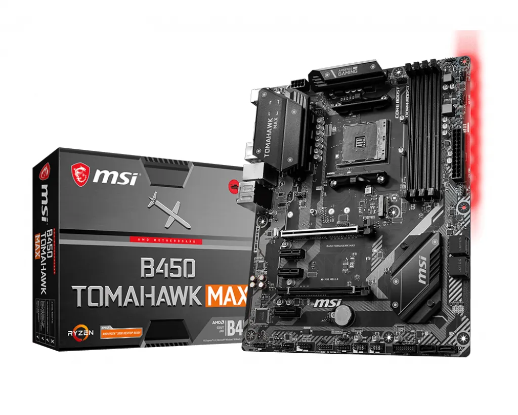 MSI B450 Tomahawk Max ATX-emolevy