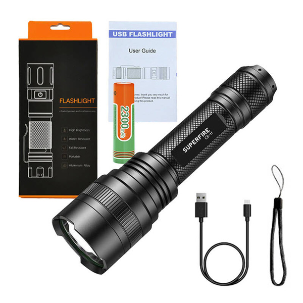 SUPERFIRE C8-H LED, 1200 lm, Flashlight