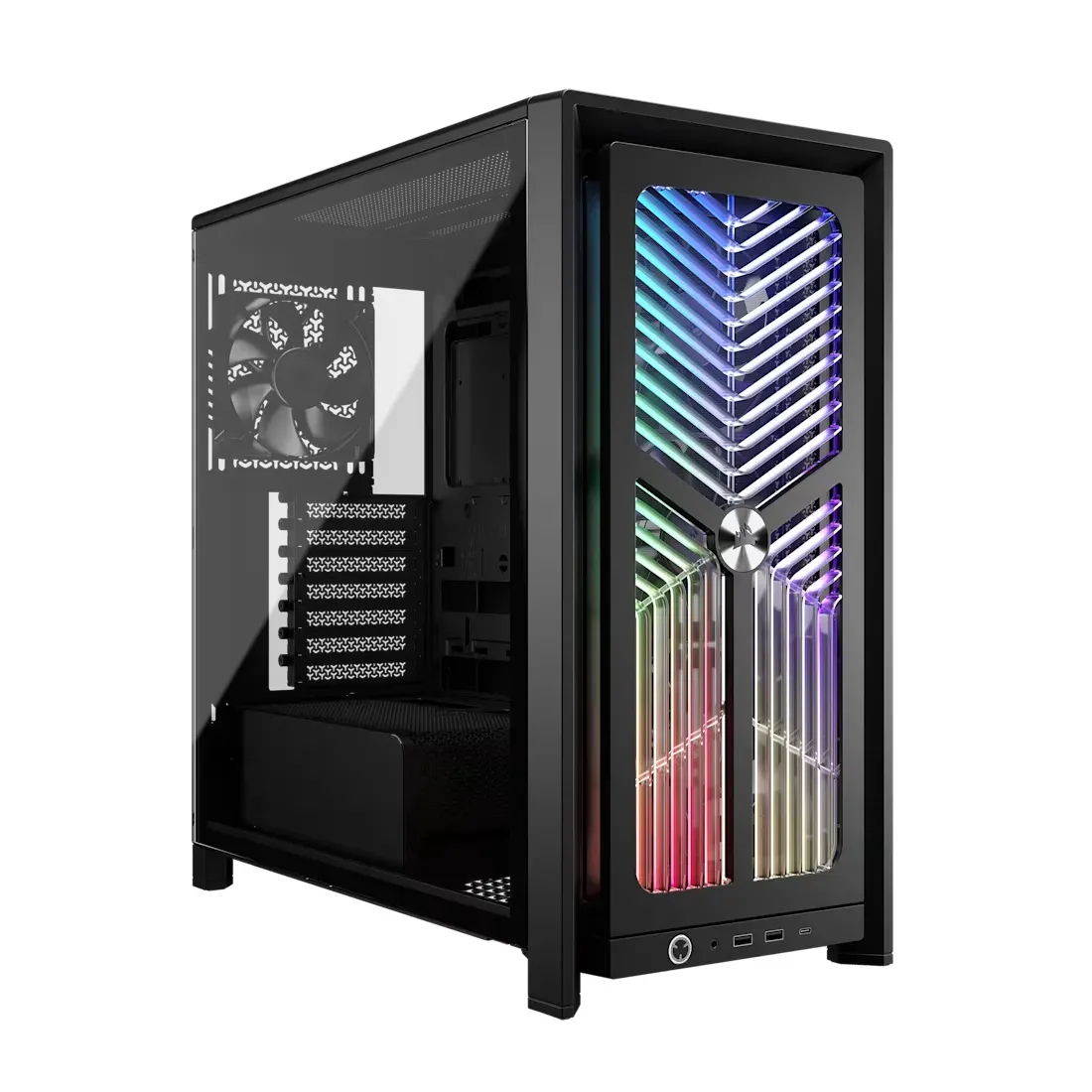 CORSAIR FRAME 4000X RS Midi-Tower Case with window, with RGB lighting, Black