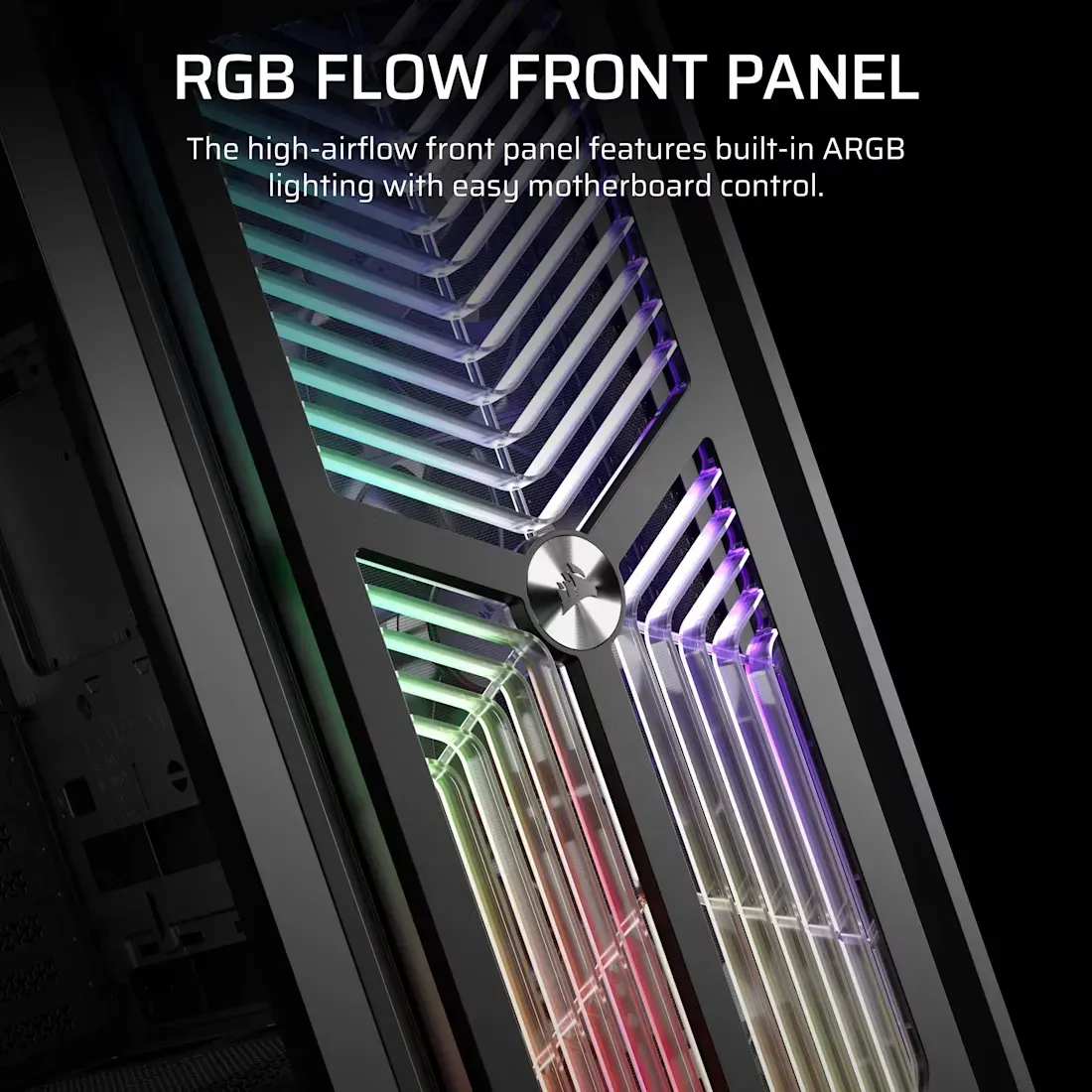 CORSAIR FRAME 4000X RS Midi-Tower Case with window, with RGB lighting, Black