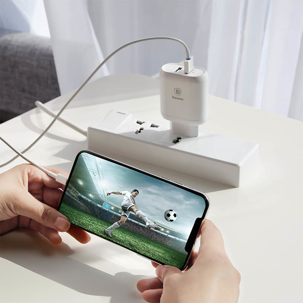 Baseus Bojure Series Dual-USB Quick Charge - USB Charger, 18W