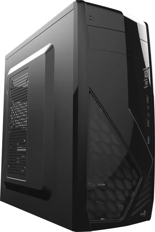 AEROCOOL CS-1102 Midi-Tower Case, Black