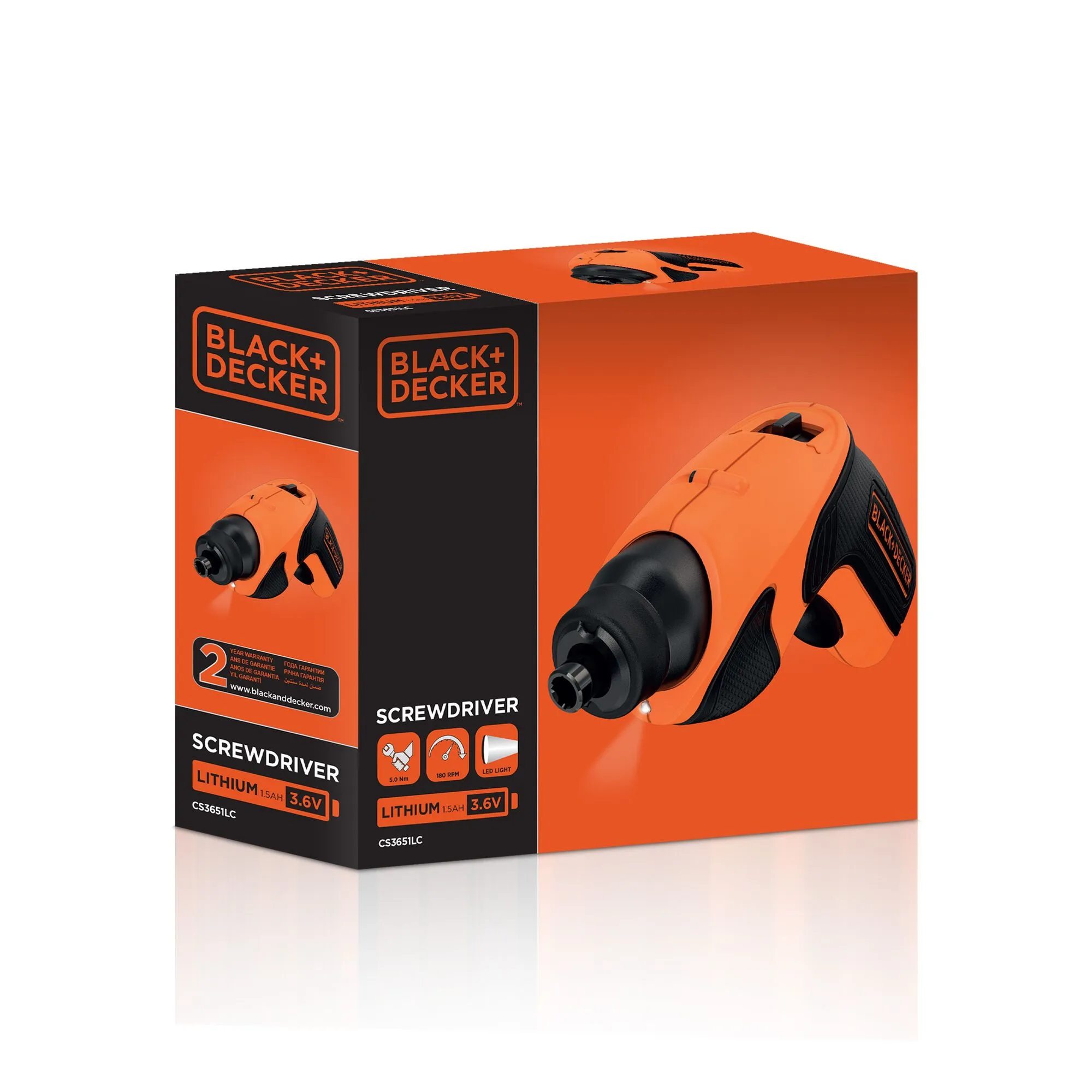 Black & decker Screwdriver lithium-ion 3.6v