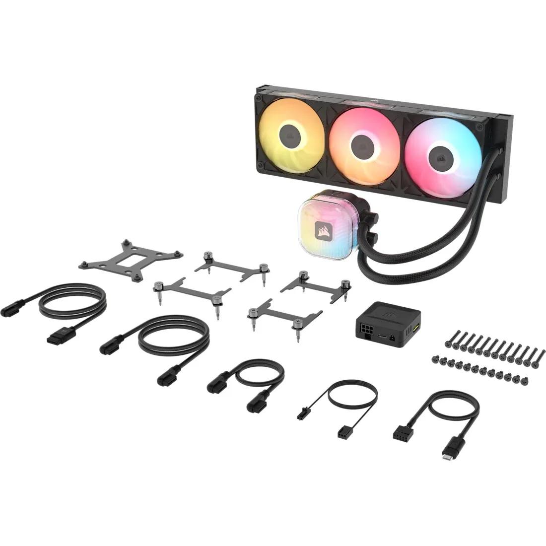 CORSAIR iCUE LINK TITAN II 360 RX RGB All-in-One Liquid CPU Cooler - Black