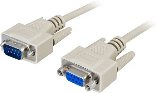 Jatkokaapeli DB9u-DB9n 2m