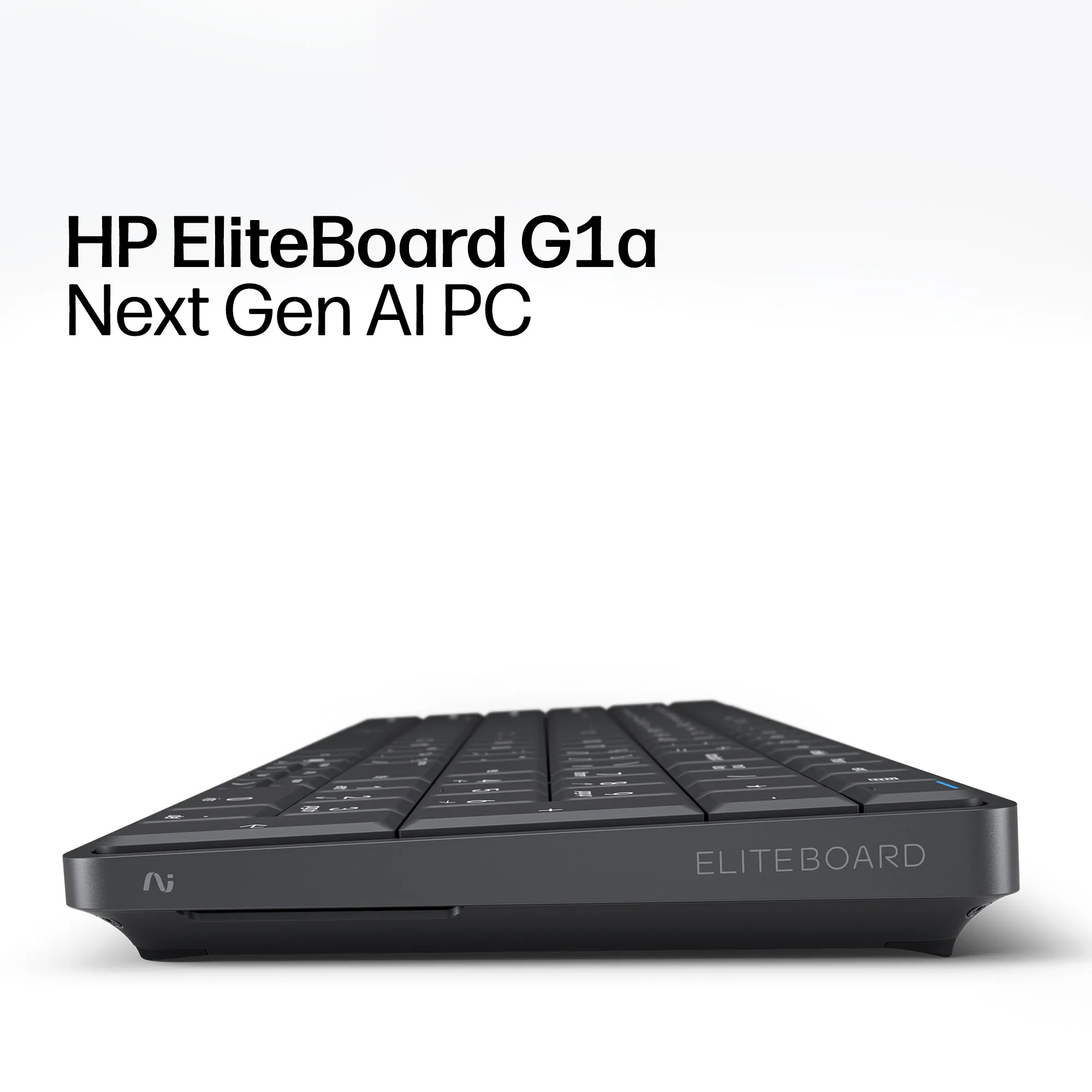 HP EliteBoard G1a Next Gen AI PC AMD Ryzen AI 5 330, 16 Gt, 512 Gt, Win 11 Pro -p&ouml;yt&auml;tietokone, musta