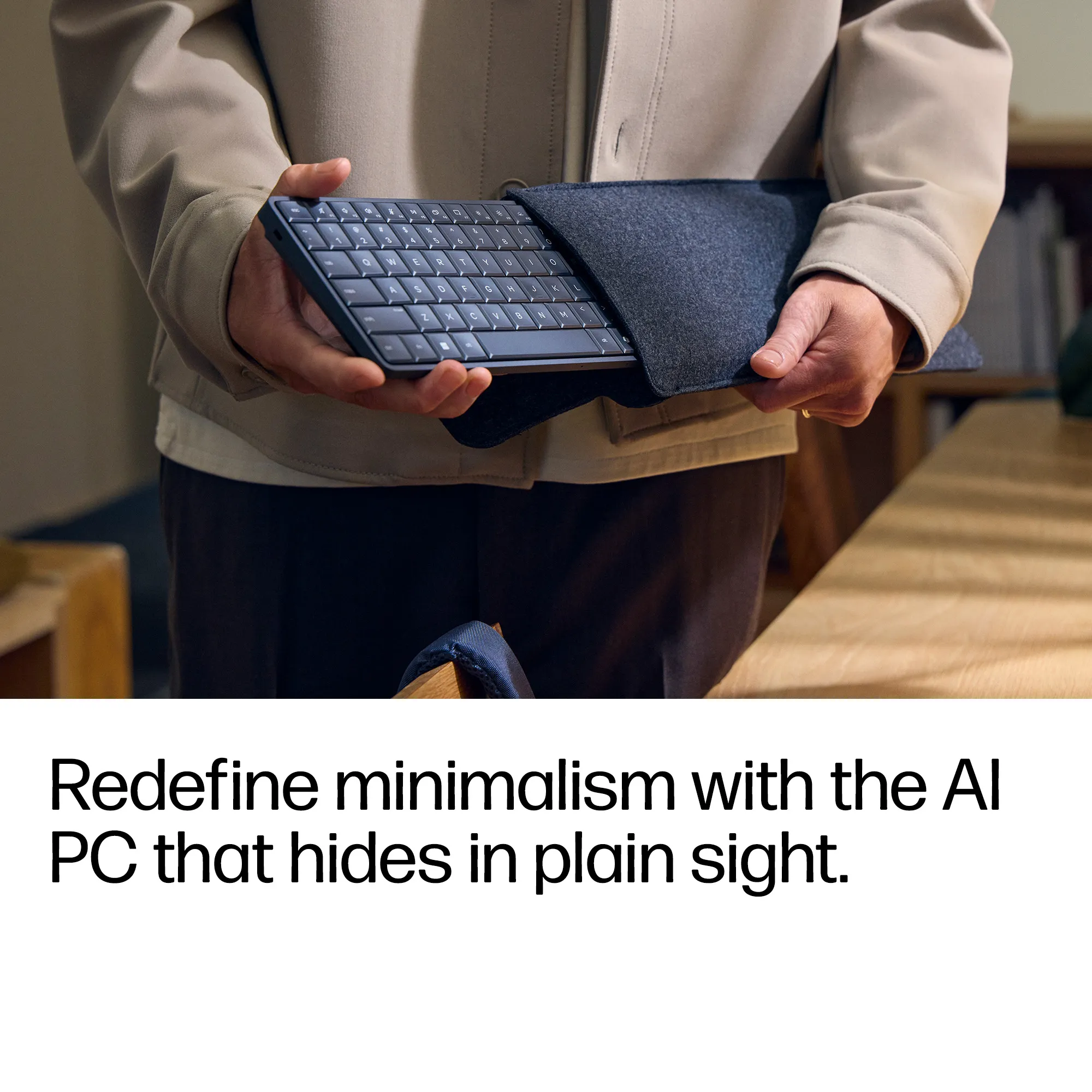 HP EliteBoard G1a Next Gen AI PC AMD Ryzen AI 5 330, 16 Gt, 512 Gt, Win 11 Pro -p&ouml;yt&auml;tietokone, musta