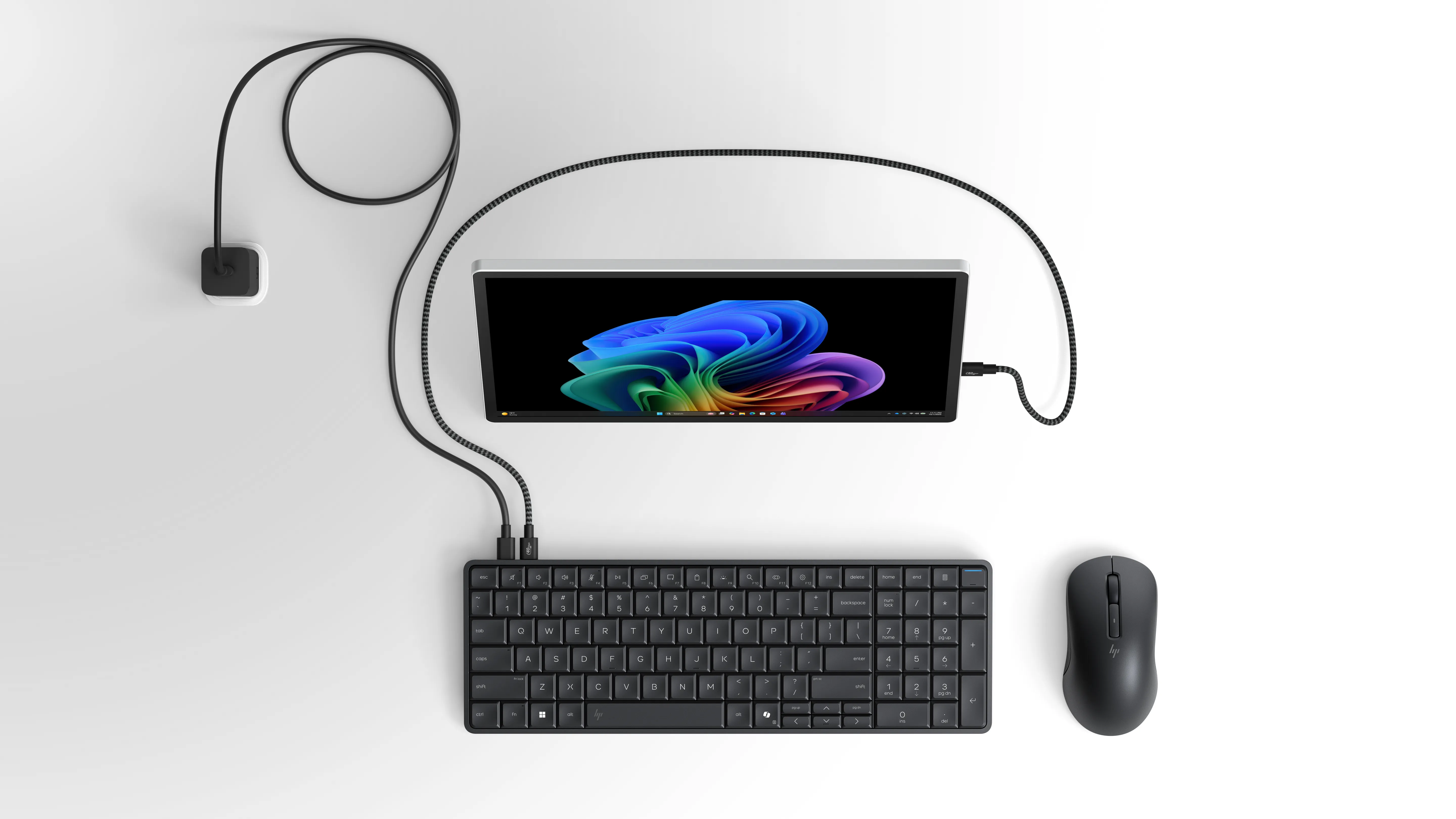 HP EliteBoard G1a Next Gen AI PC AMD Ryzen AI 5 330, 16 Gt, 512 Gt, Win 11 Pro -p&ouml;yt&auml;tietokone, musta