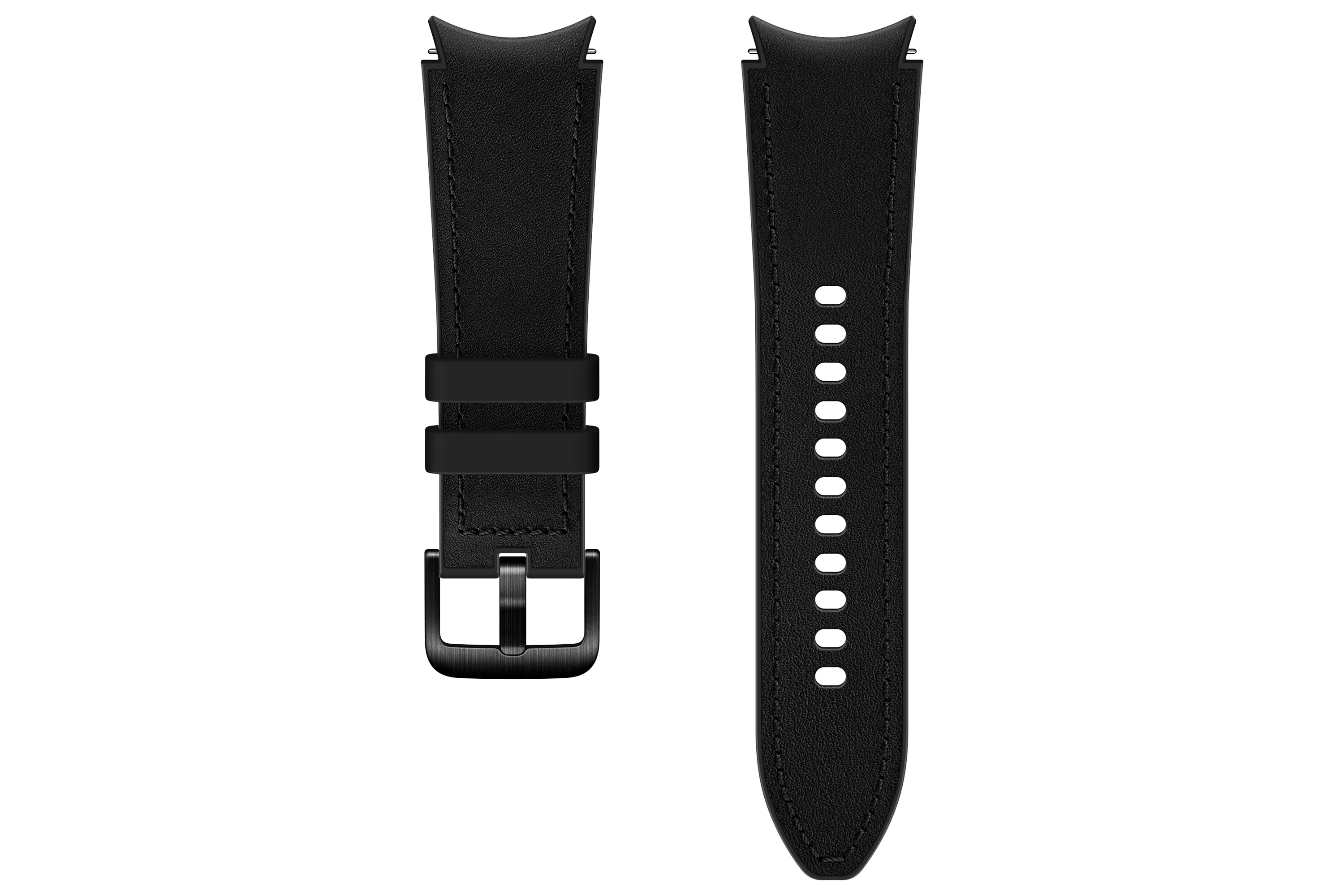 SAMSUNG HYBRID LEATHER BAND 20MM S/M BLACK
