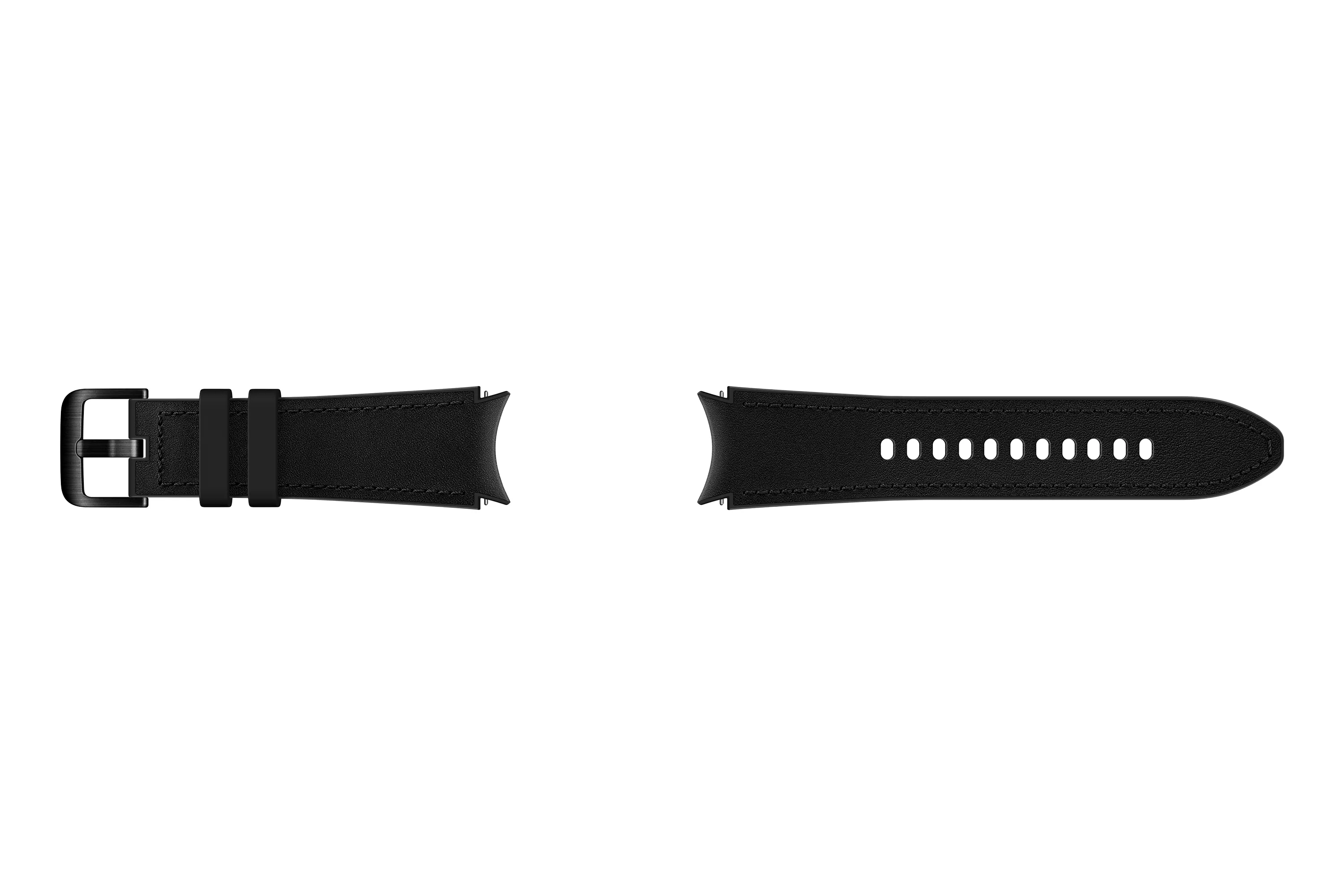 SAMSUNG HYBRID LEATHER BAND 20MM S/M BLACK