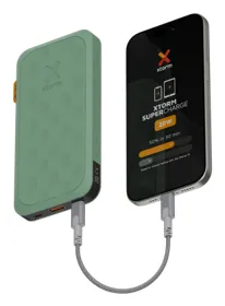 XTORM Fuel Series 5 10000mAh, 20W, PD 20W, Quick Charge 3.0 -varavirtal&auml;hde, vihre&auml;