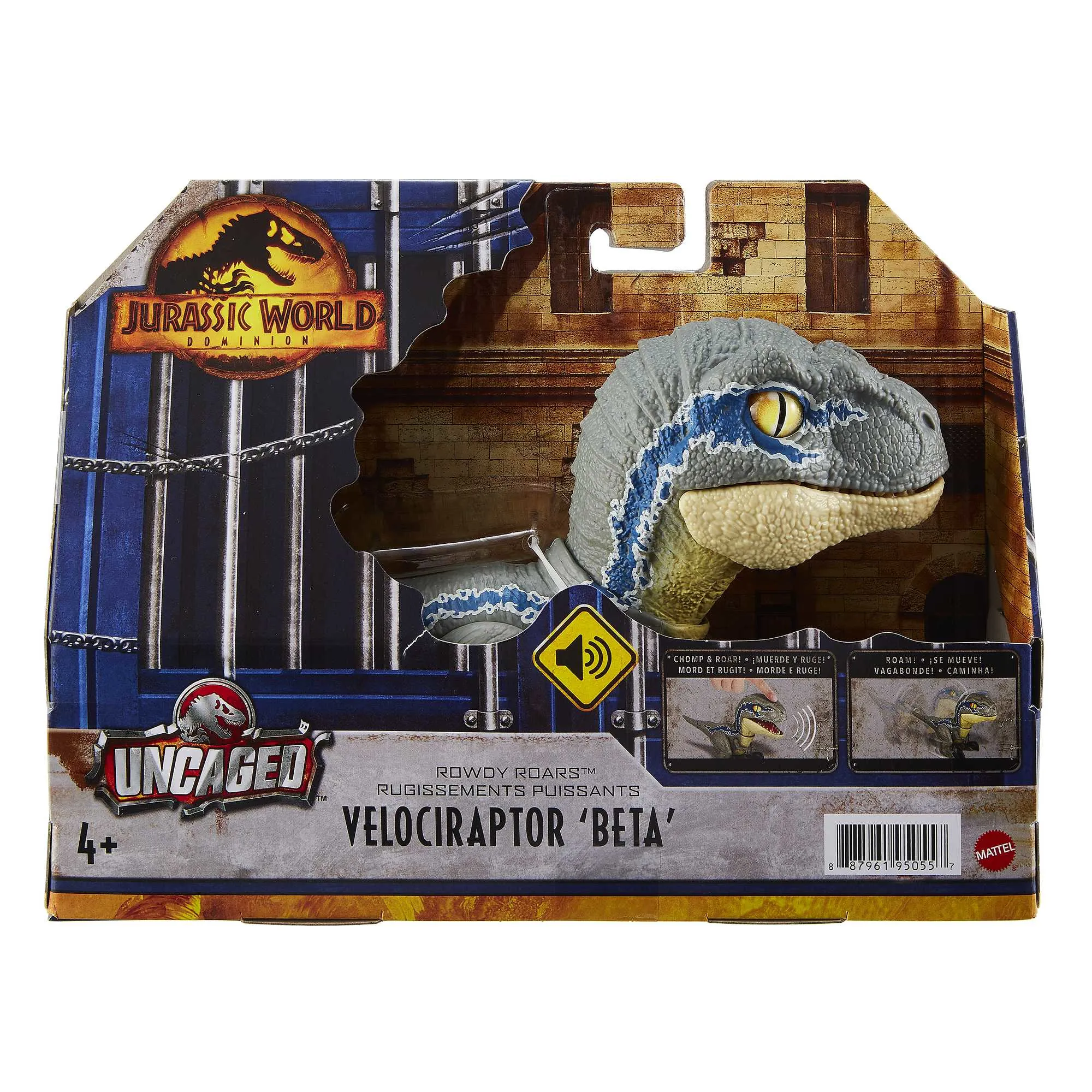 Mattel Jurassic World Uncaged Rowdy Roars Mirror Dino, play figure