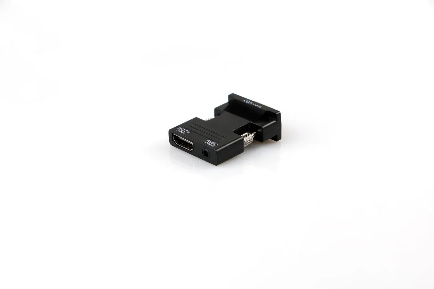 MicroConnect HDMI to VGA with Audio - Video Adapter, Black