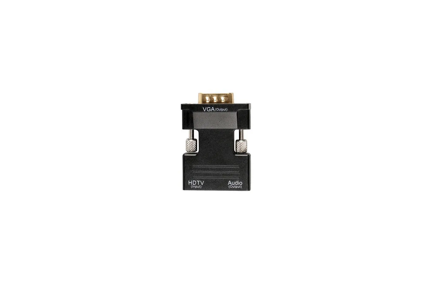 MicroConnect HDMI to VGA with Audio - Video Adapter, Black