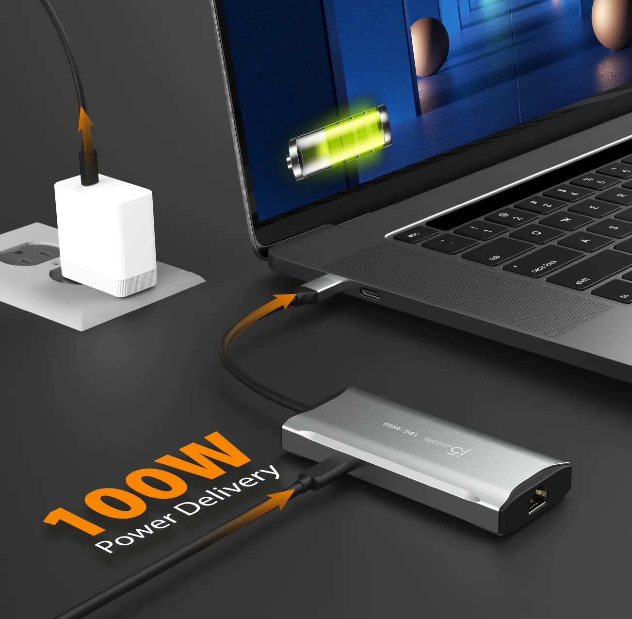 J5 Create 4K60 ELITE USB-C 10GBPS TRAVEL - DOCK