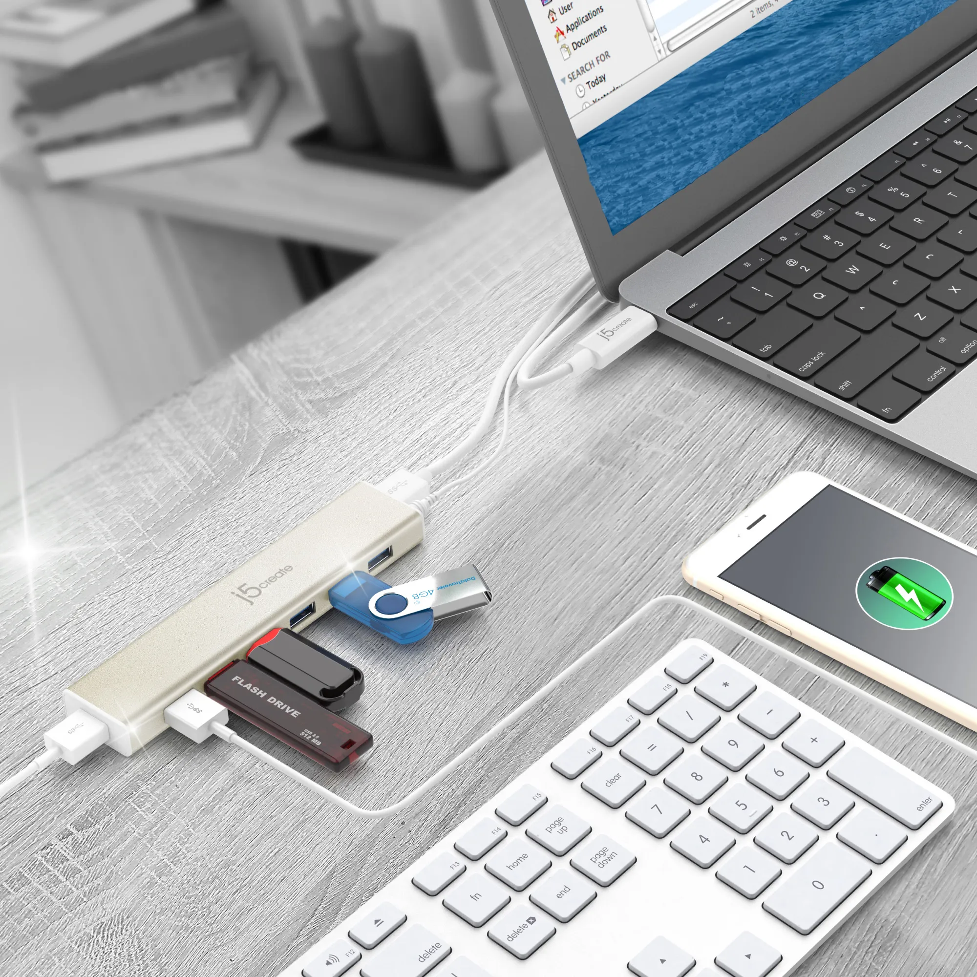 J5 Create USB-C 7- PORT HUB - EU/UK