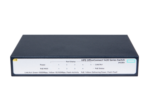 HPE 1420 5G PoE+ (32W) Switch